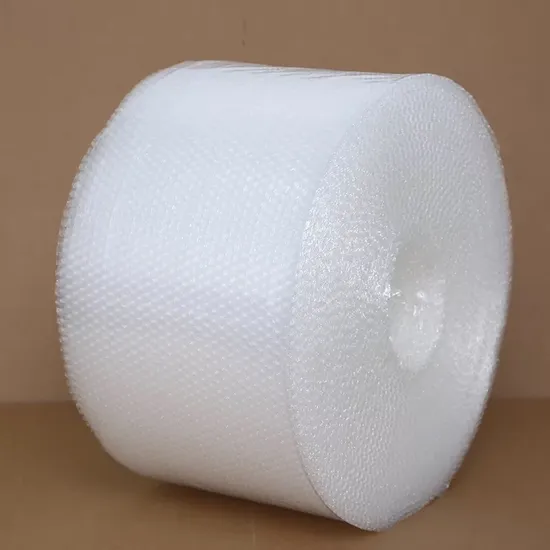 Rolo de filme de almofada de ar Material de amortecimento de bolhas recicláveis Rolo de filme de almofada de ar