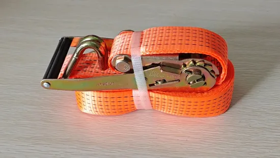 Amarração com catraca de poliéster de 50 mm com boa qualidade e melhor preço