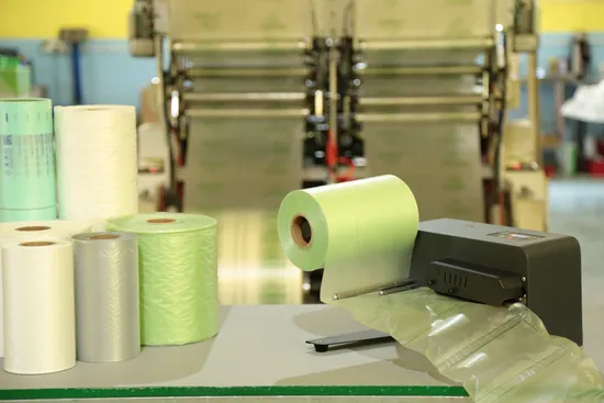 Máquina de embalagem de airbag de bolha de almofada inflável simples